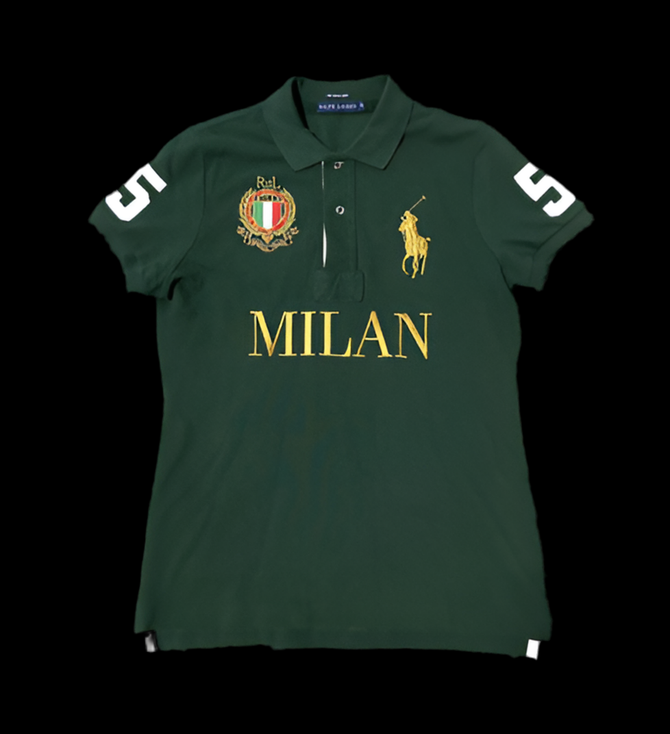 MEN POLO - RL MILAN GREEN