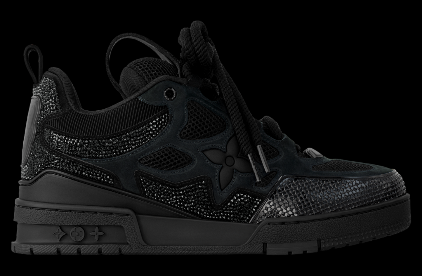 LV - SKATE BLACK SHINY